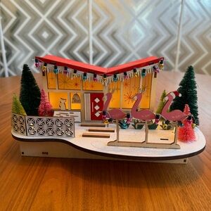 Festive Flamingo Holiday Decor